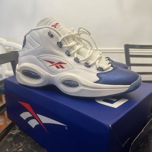 Reebok Question Allen Iverson Blue Toe Men’s Sz 12